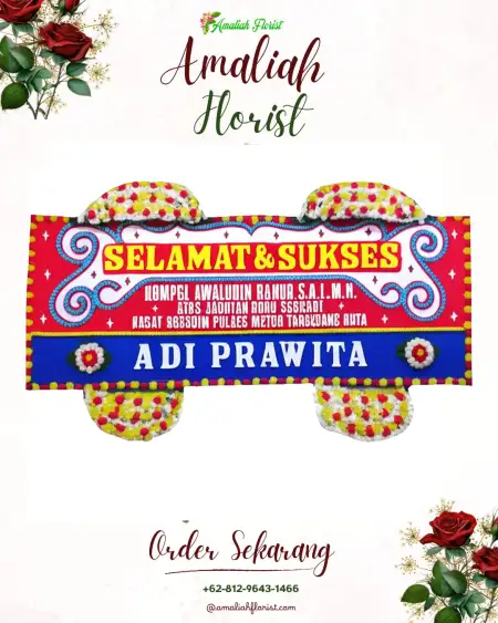 Papan Bunga Ucapan Selamat Padabeunghar